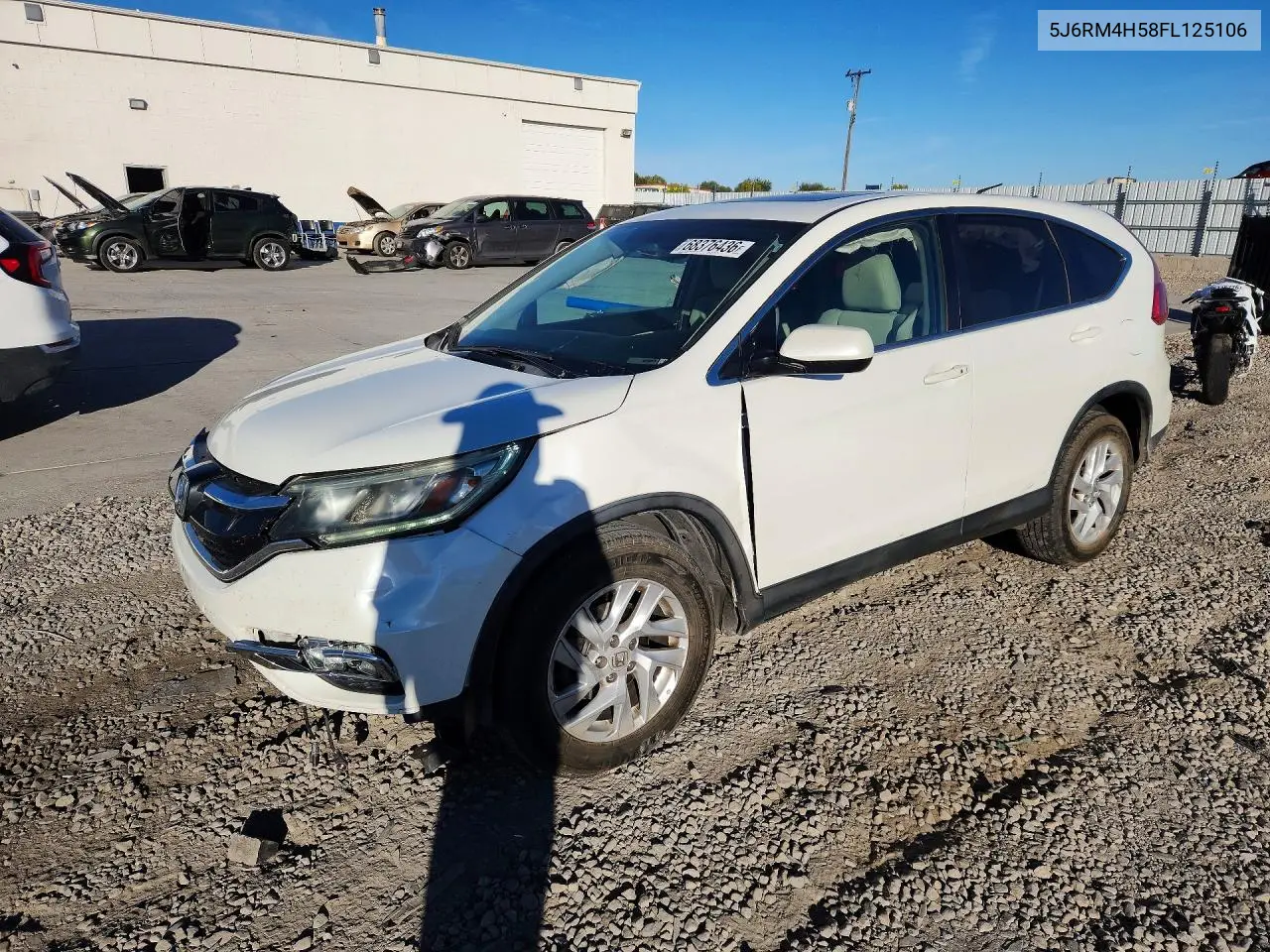 HONDA CR-V 2015, VIN 5J6RM4H58FL125106