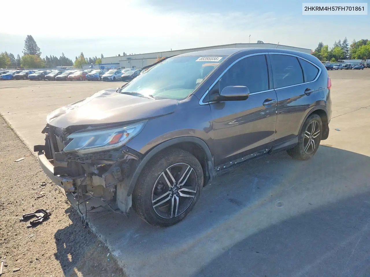 HONDA CR-V 2015, VIN 2HKRM4H57FH701861