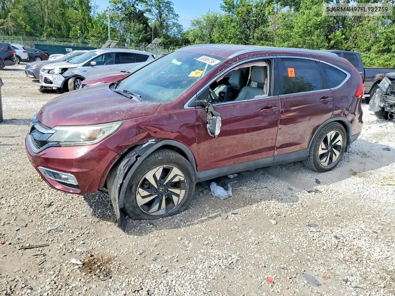 HONDA CR-V 2015, VIN 5J6RM4H97FL132759