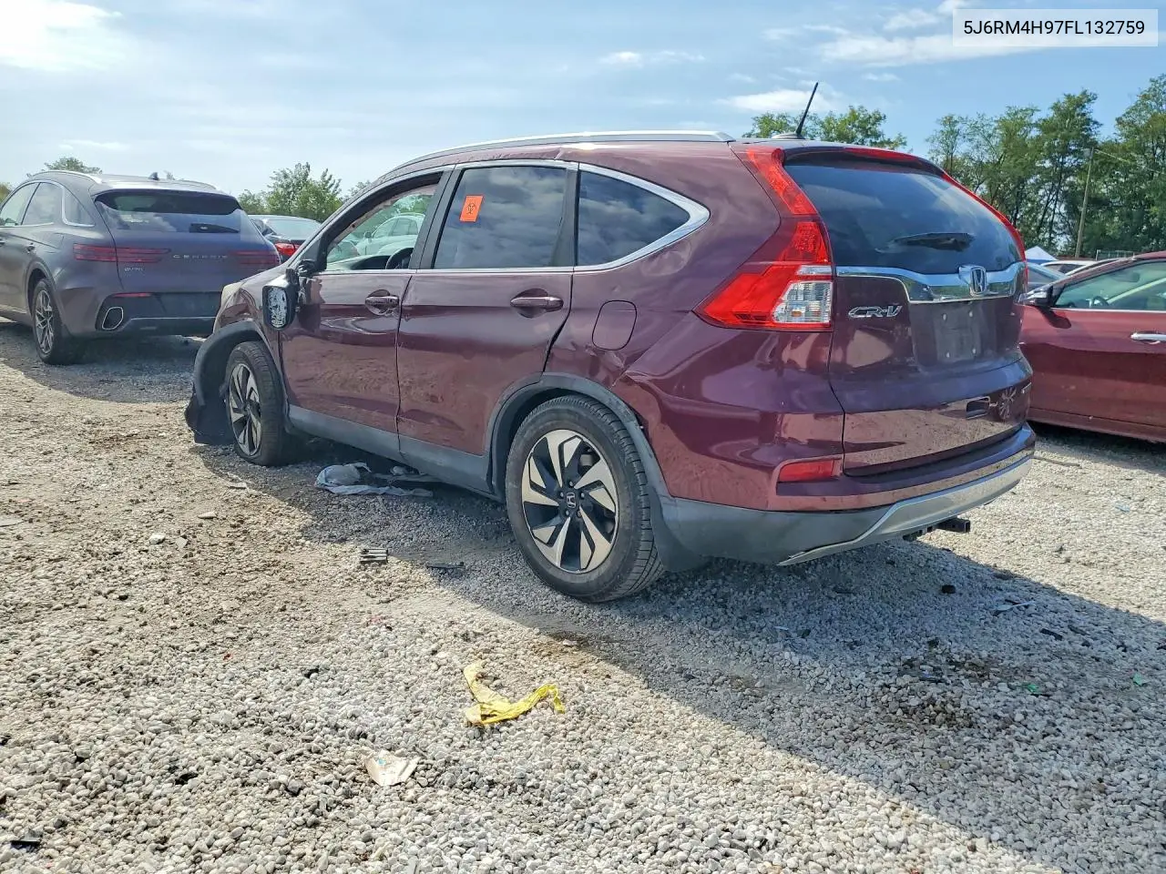 2015 HONDA CR-V VIN 5J6RM4H97FL132759 — фото 2