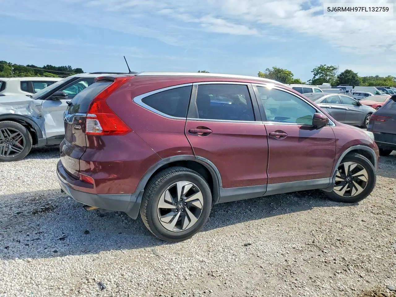 2015 HONDA CR-V VIN 5J6RM4H97FL132759 — фото 3