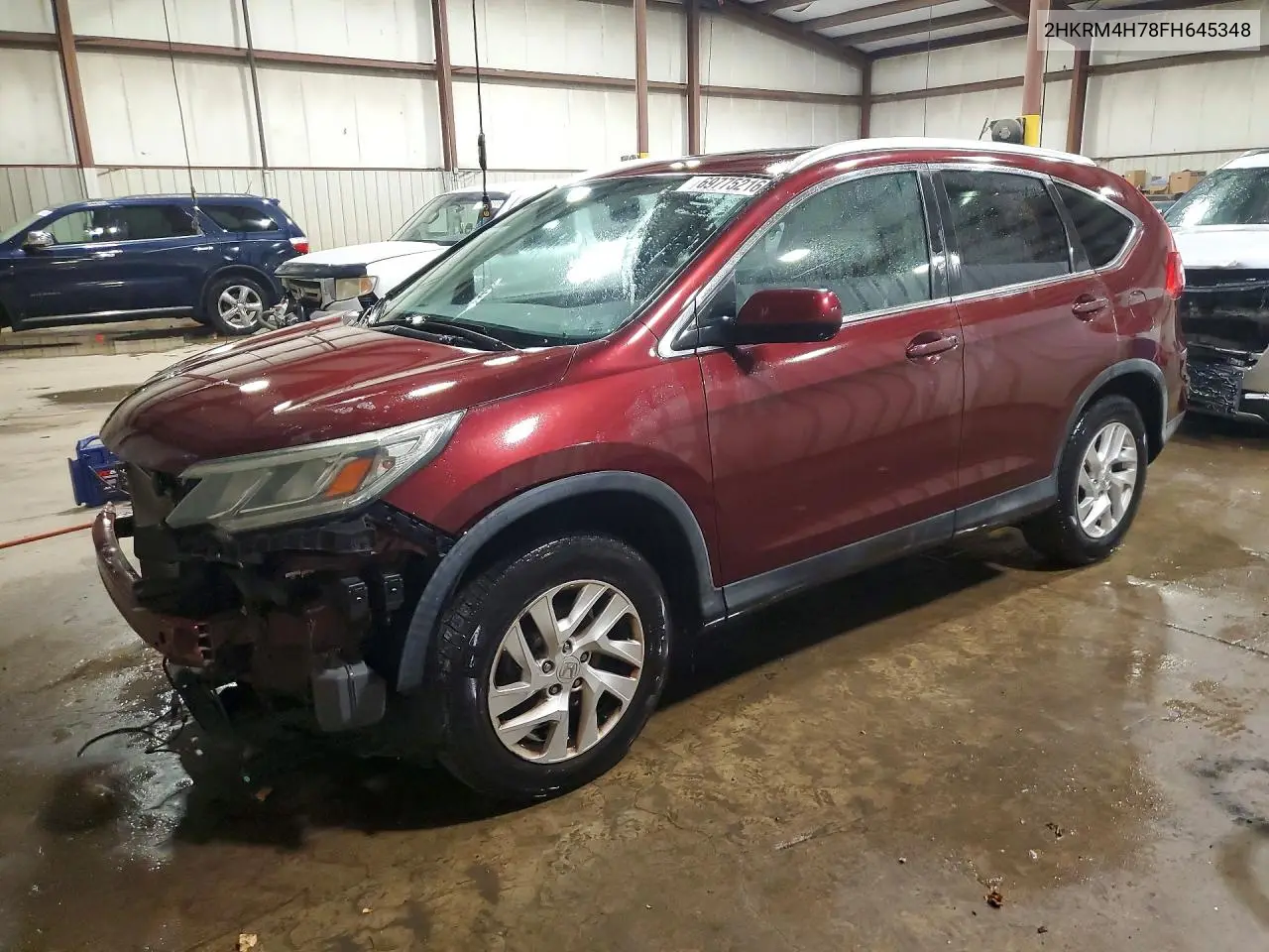 HONDA CR-V 2015, VIN 2HKRM4H78FH645348