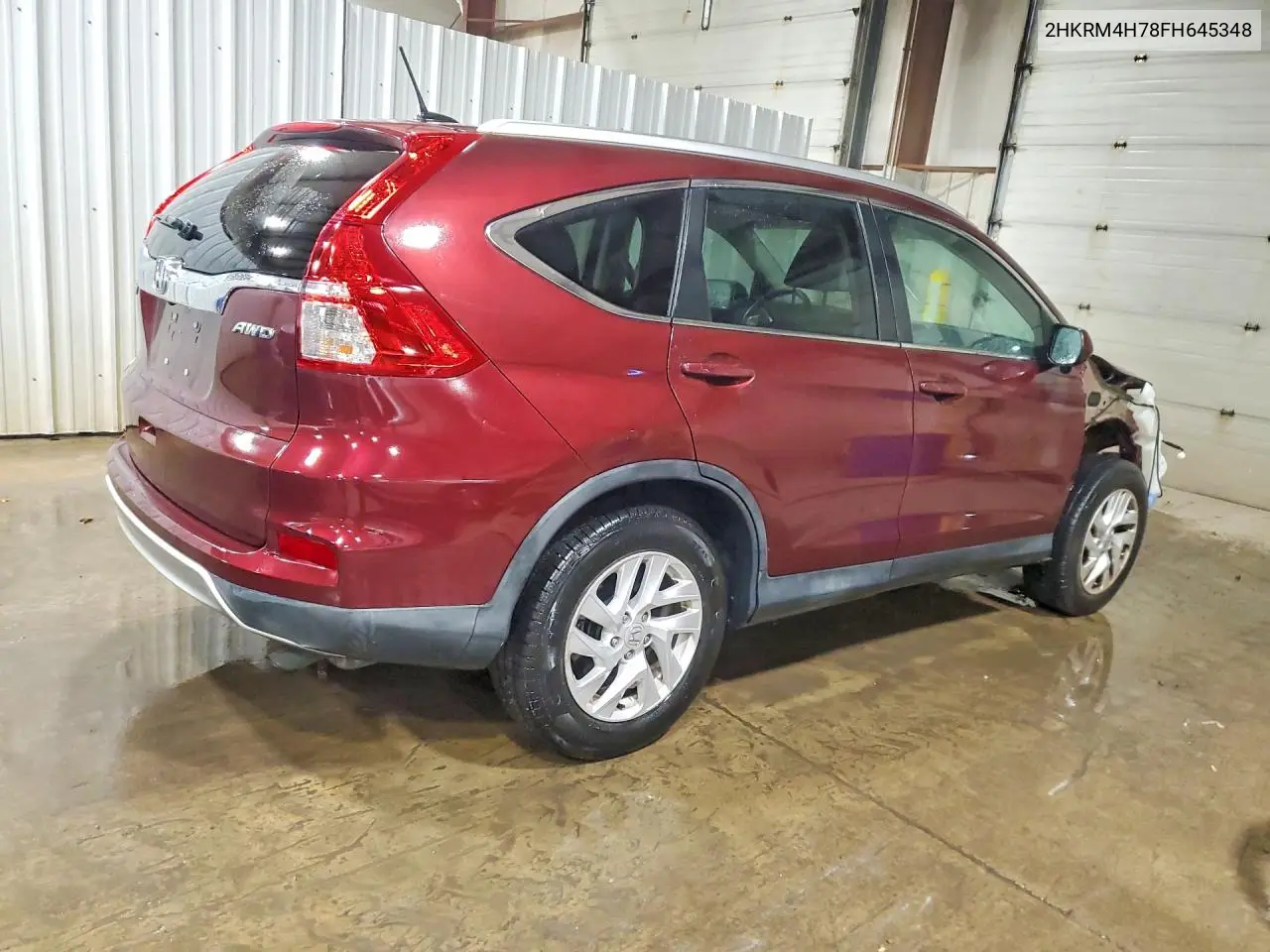 2015 HONDA CR-V VIN 2HKRM4H78FH645348 — фото 3