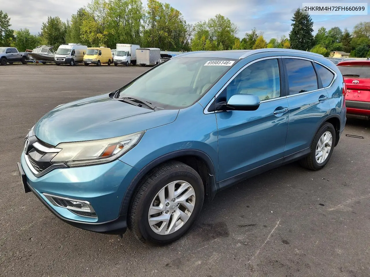 HONDA CR-V 2015, VIN 2HKRM4H72FH660699