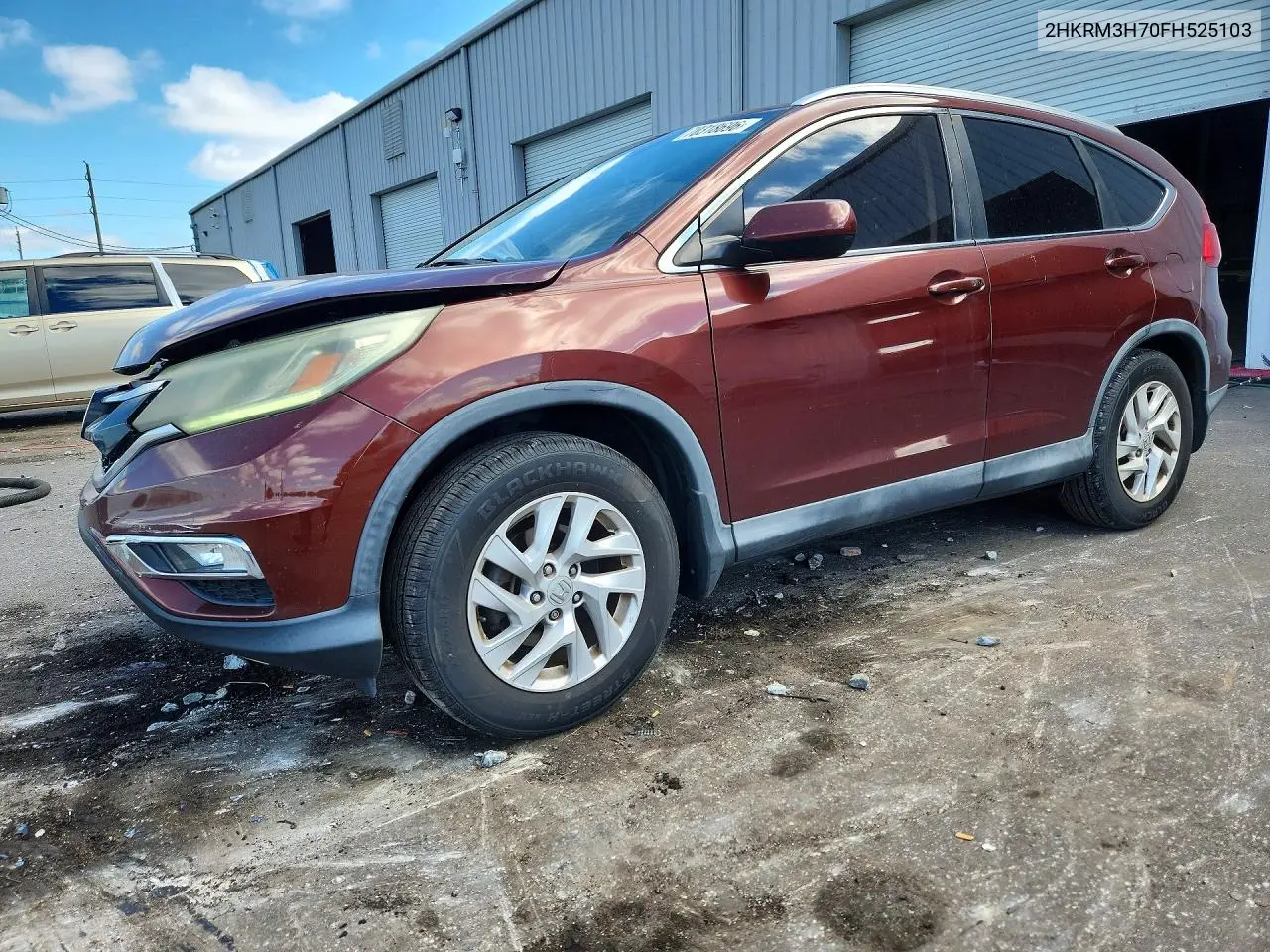 HONDA CR-V 2015, VIN 2HKRM3H70FH525103