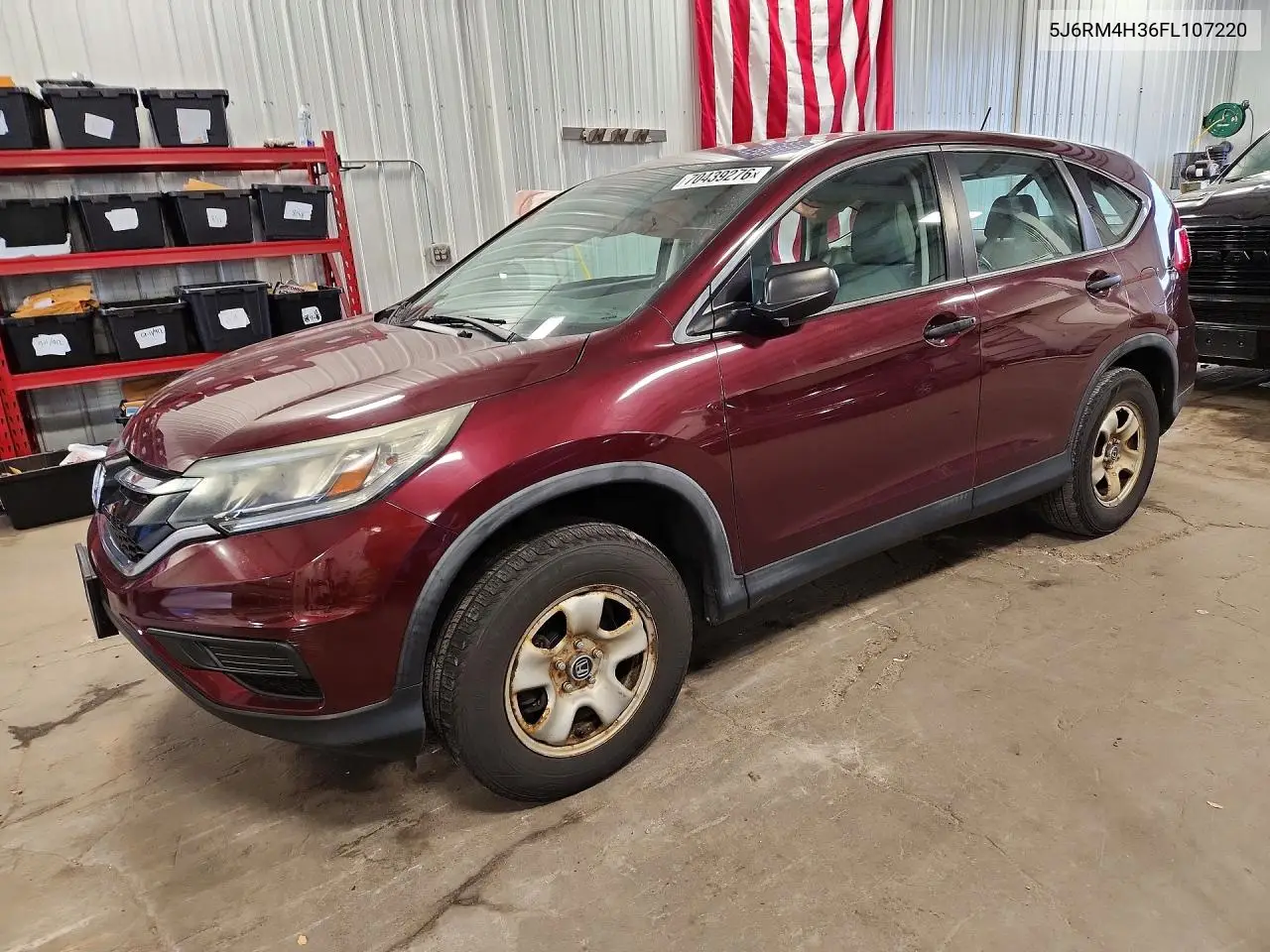 HONDA CR-V 2015, VIN 5J6RM4H36FL107220