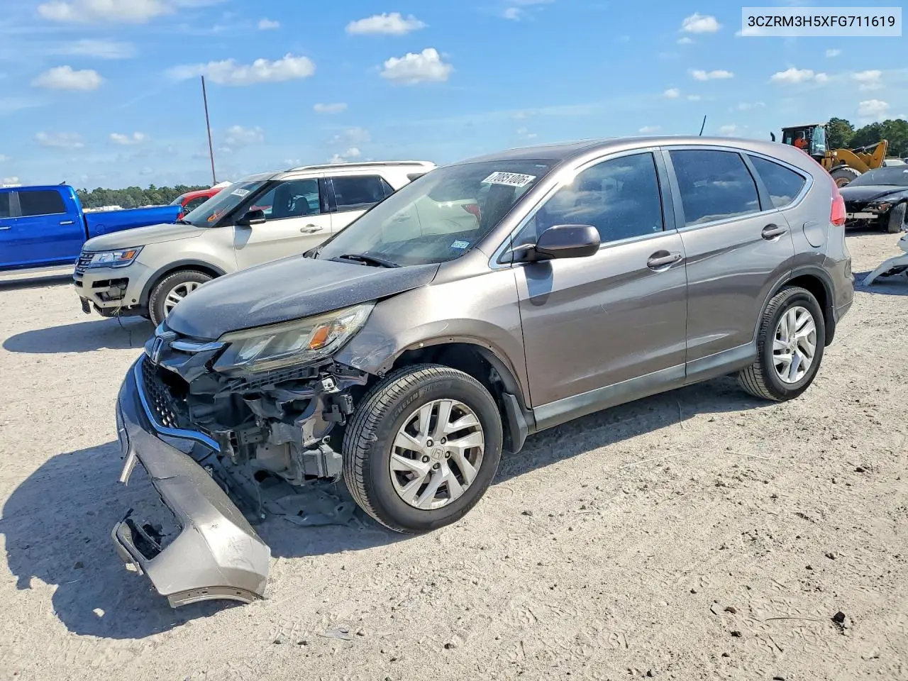 HONDA CR-V 2015, VIN 3CZRM3H5XFG711619