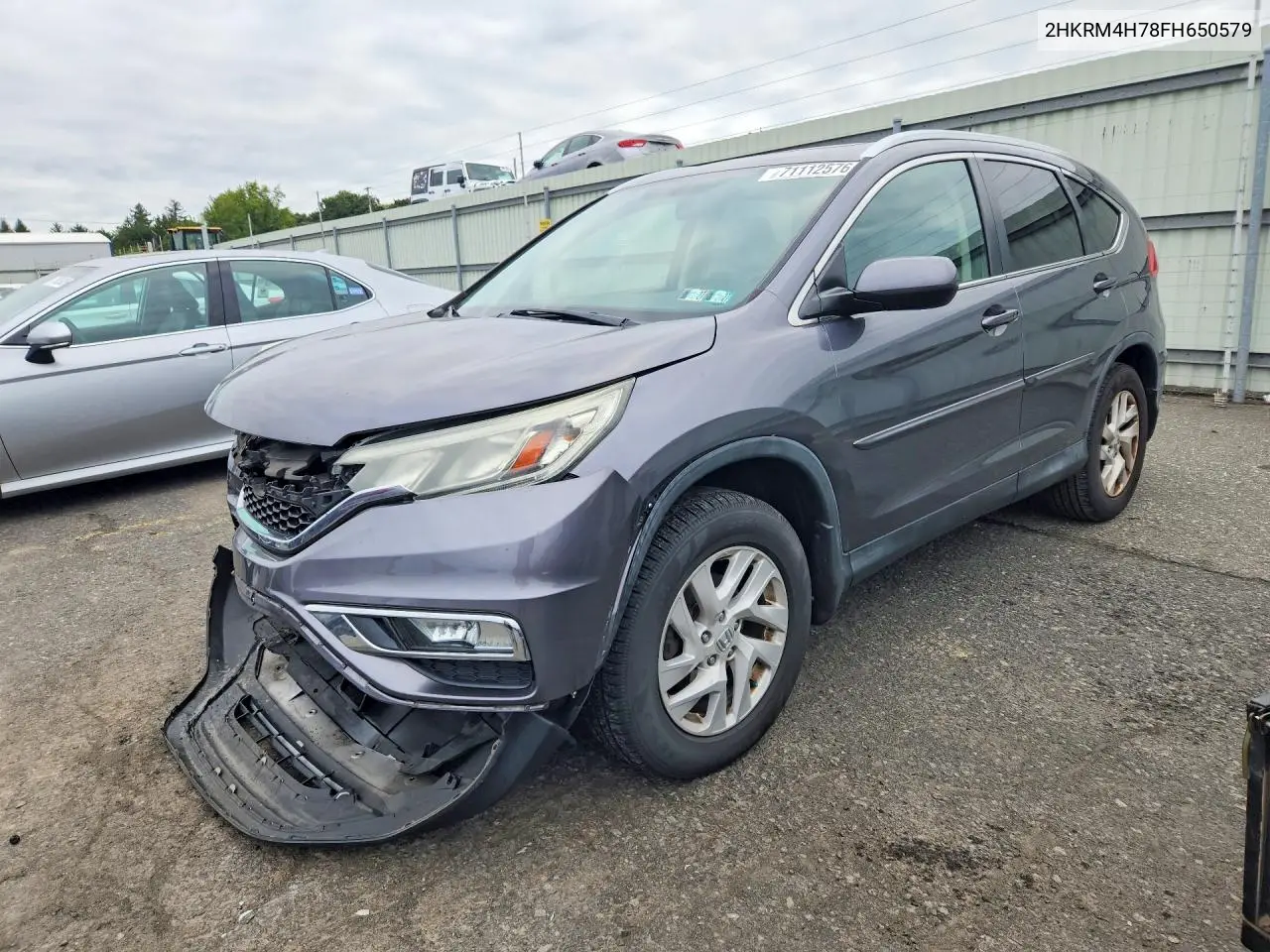 HONDA CR-V 2015, VIN 2HKRM4H78FH650579