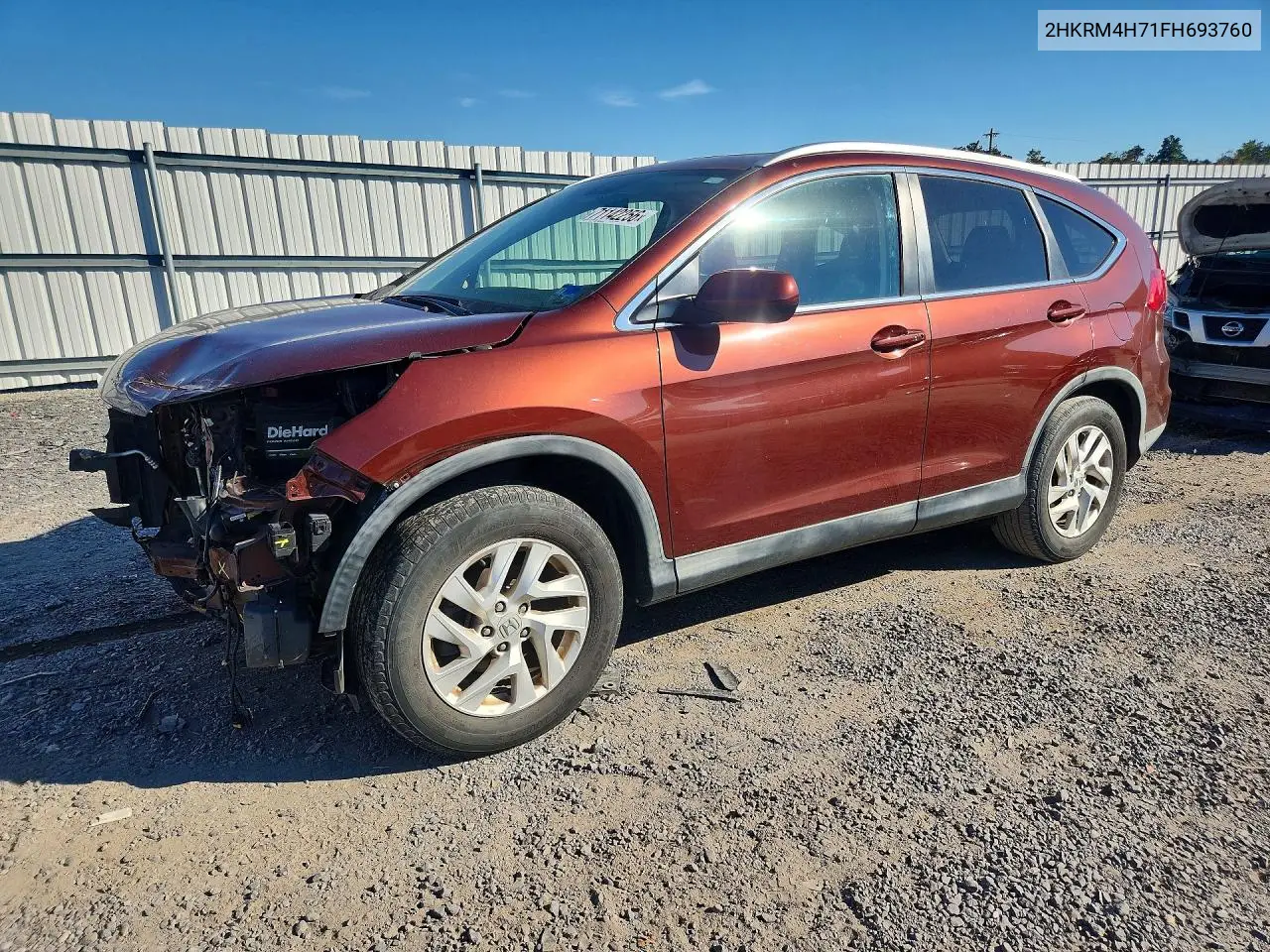 HONDA CR-V 2015, VIN 2HKRM4H71FH693760