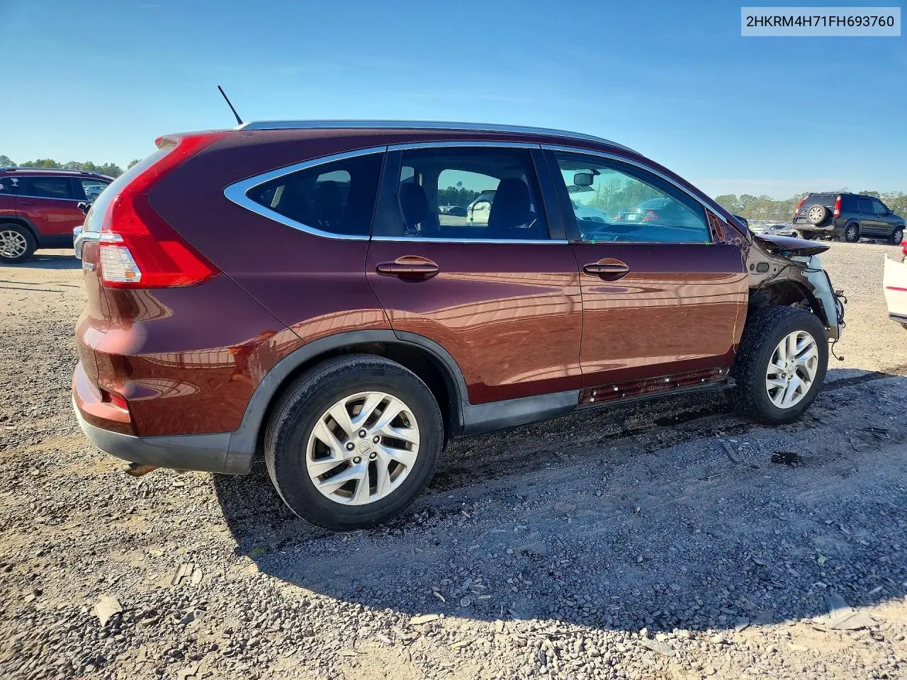 2015 HONDA CR-V VIN 2HKRM4H71FH693760 — фото 3