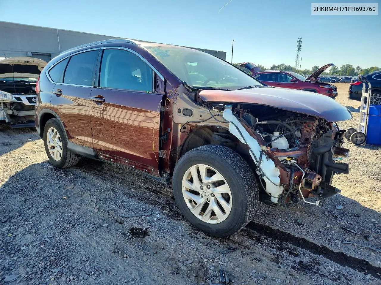 2015 HONDA CR-V VIN 2HKRM4H71FH693760 — фото 4