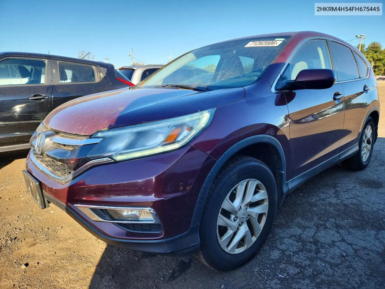HONDA CR-V 2015, VIN 2HKRM4H54FH675445
