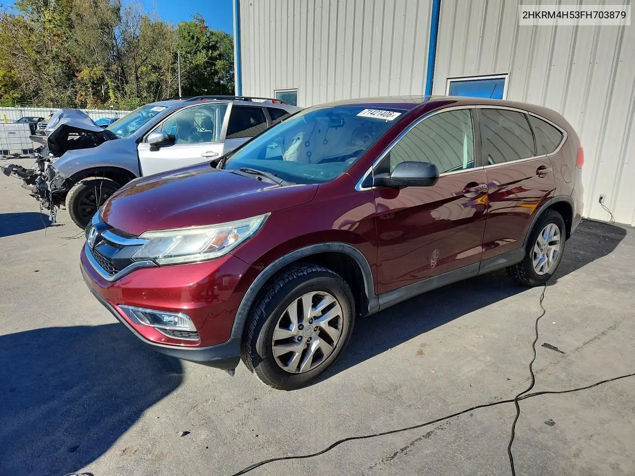 HONDA CR-V 2015, VIN 2HKRM4H53FH703879