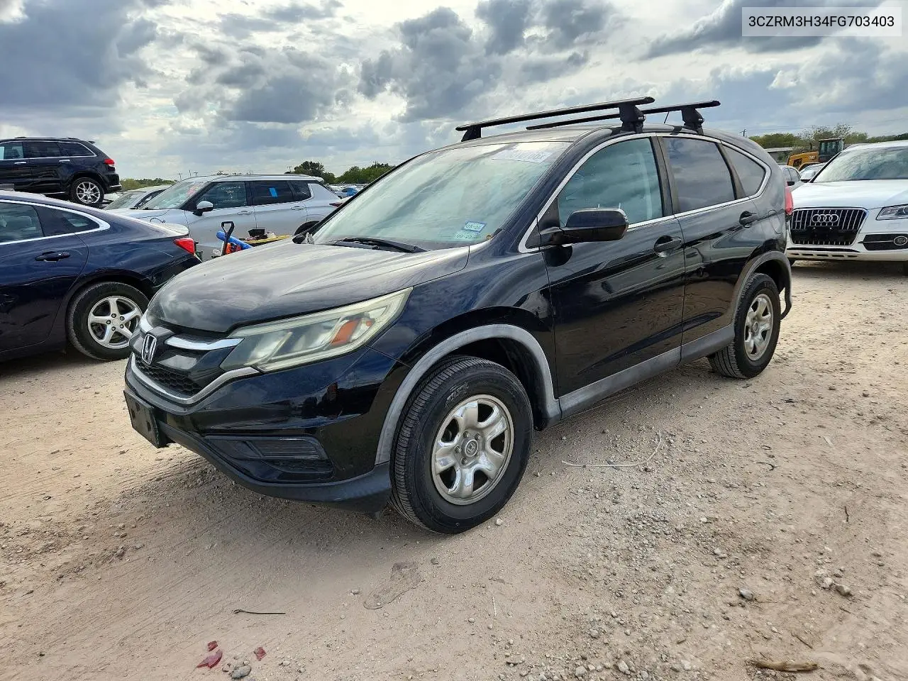 HONDA CR-V 2015, VIN 3CZRM3H34FG703403