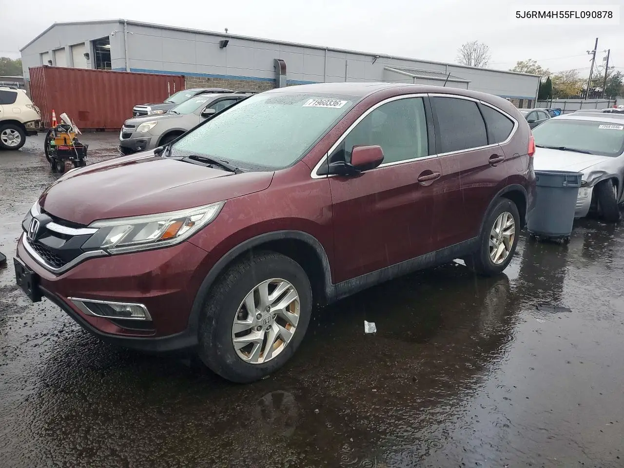 HONDA CR-V 2015, VIN 5J6RM4H55FL090878