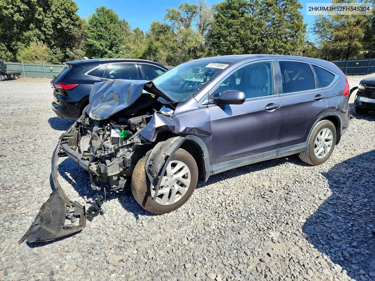 HONDA CR-V 2015, VIN 2HKRM3H52FH545304