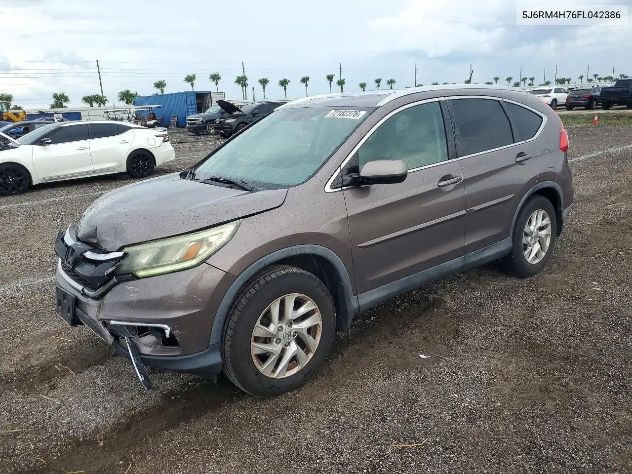 HONDA CR-V 2015, VIN 5J6RM4H76FL042386