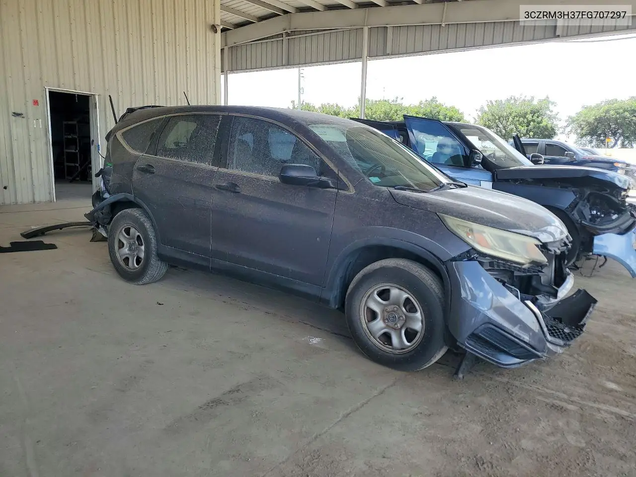 2015 HONDA CR-V VIN 3CZRM3H37FG707297 — фото 4