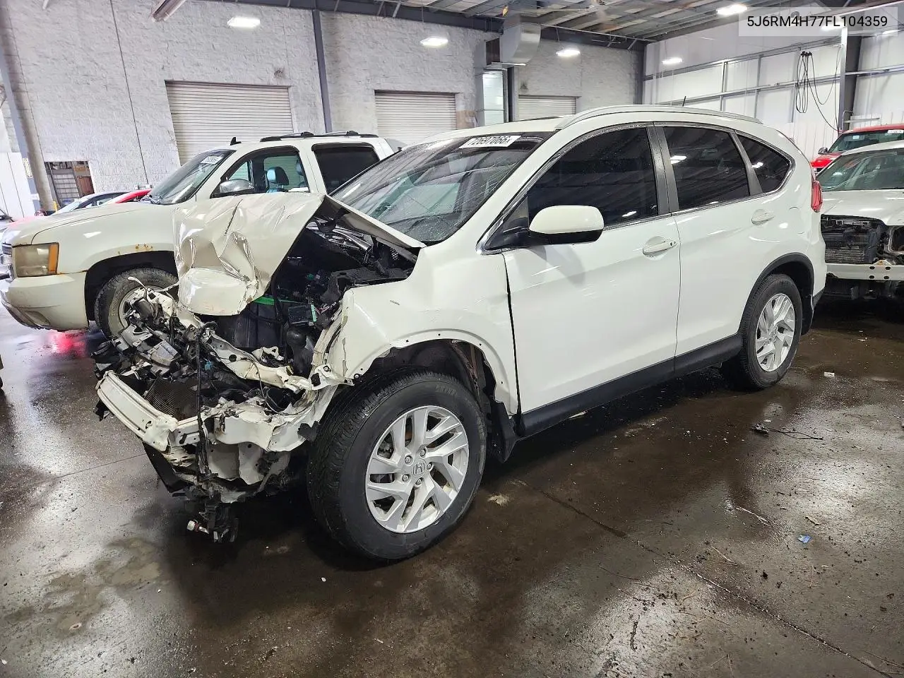 HONDA CR-V 2015, VIN 5J6RM4H77FL104359