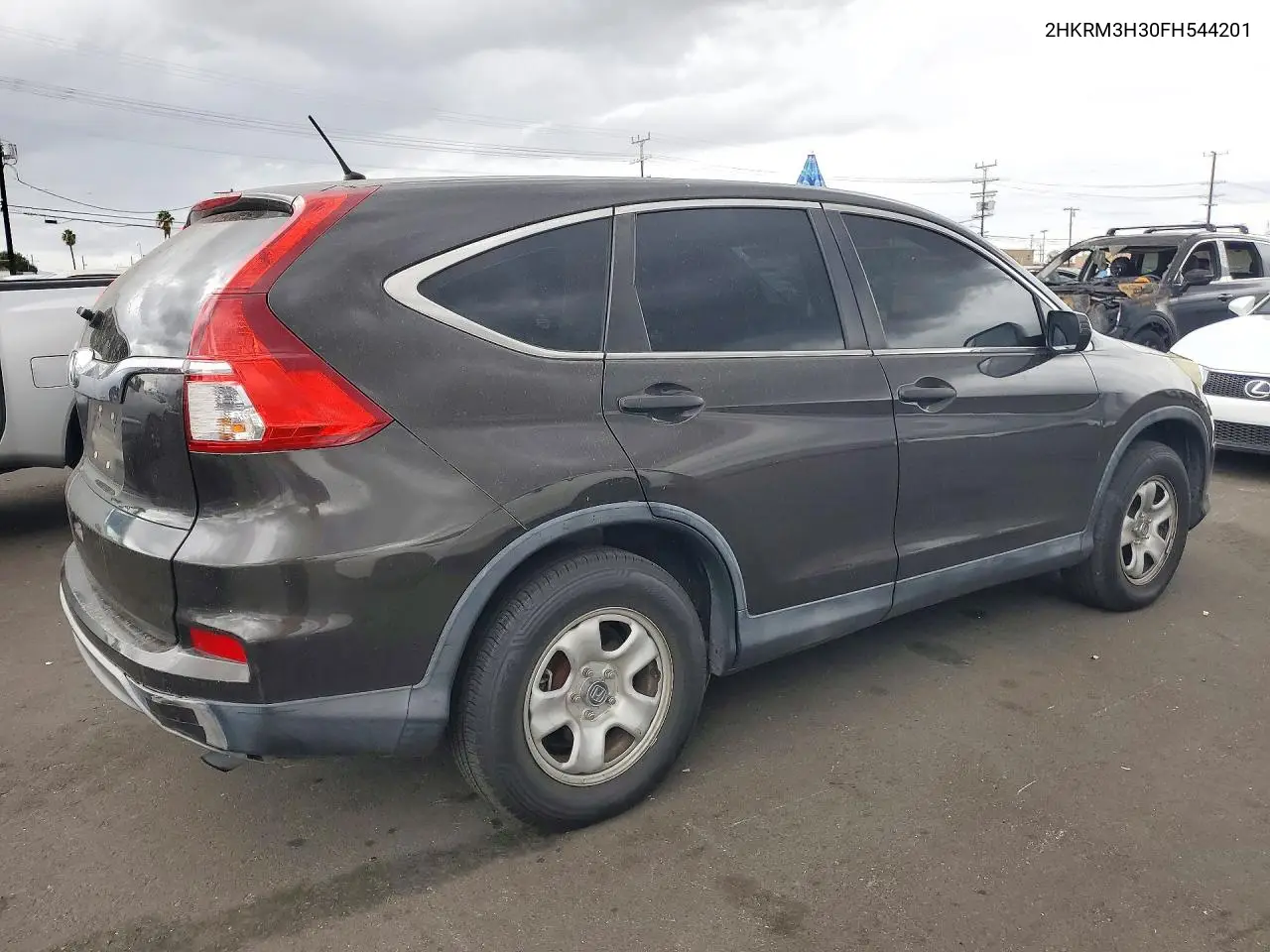 2015 HONDA CR-V VIN 2HKRM3H30FH544201 — фото 3