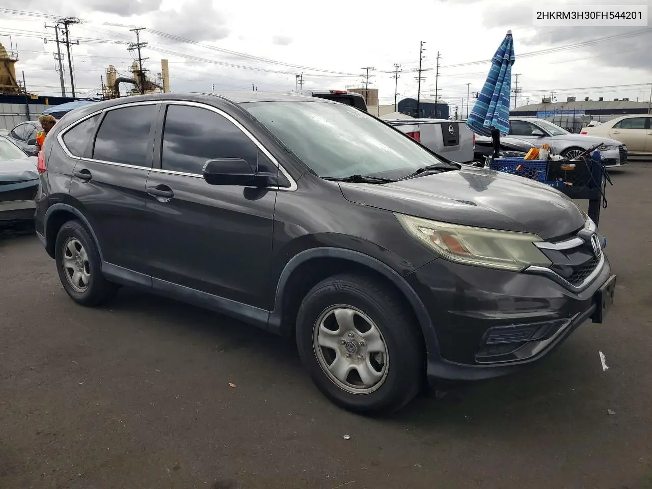 2015 HONDA CR-V VIN 2HKRM3H30FH544201 — фото 4