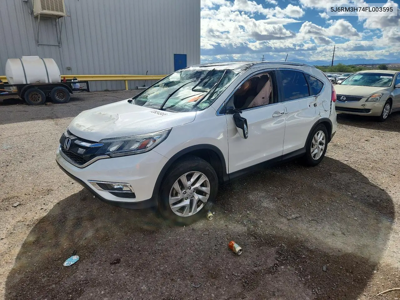 HONDA CR-V 2015, VIN 5J6RM3H74FL003595