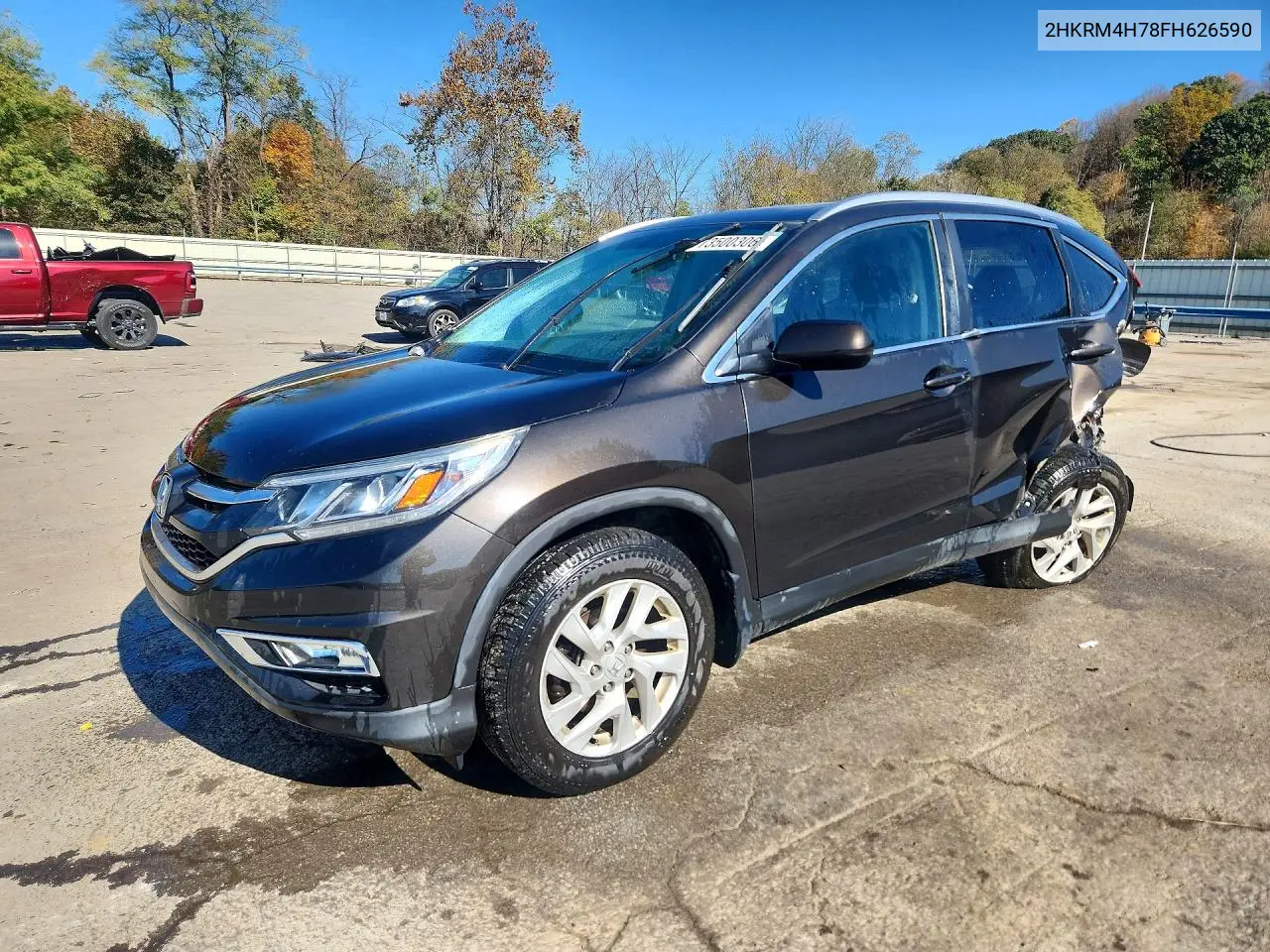 HONDA CR-V 2015, VIN 2HKRM4H78FH626590