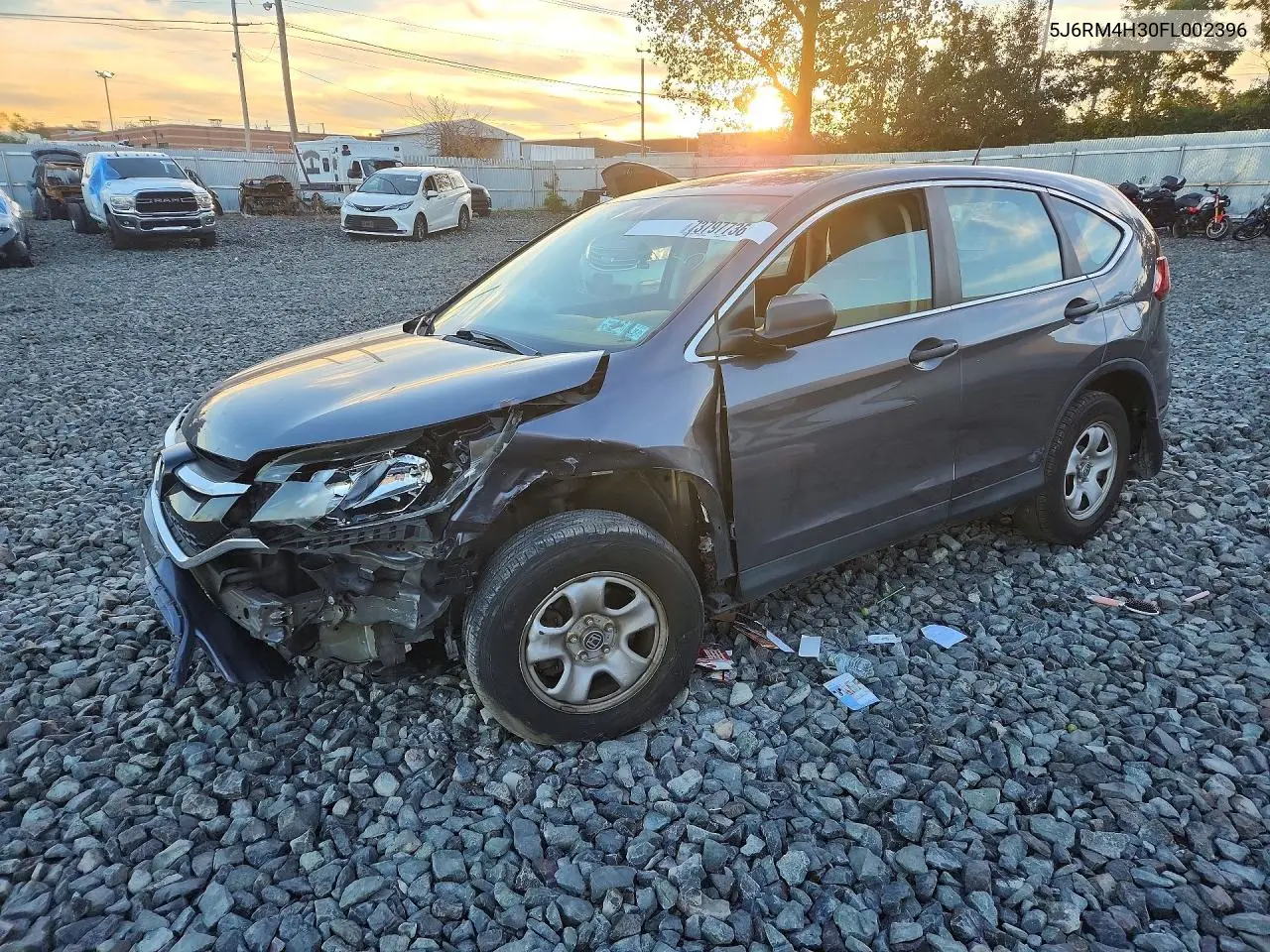 HONDA CR-V 2015, VIN 5J6RM4H30FL002396