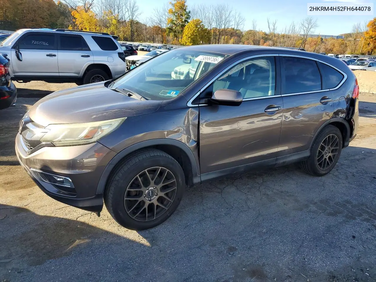 HONDA CR-V 2015, VIN 2HKRM4H52FH644078