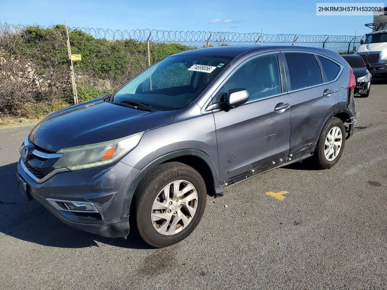 HONDA CR-V 2015, VIN 2HKRM3H57FH532001