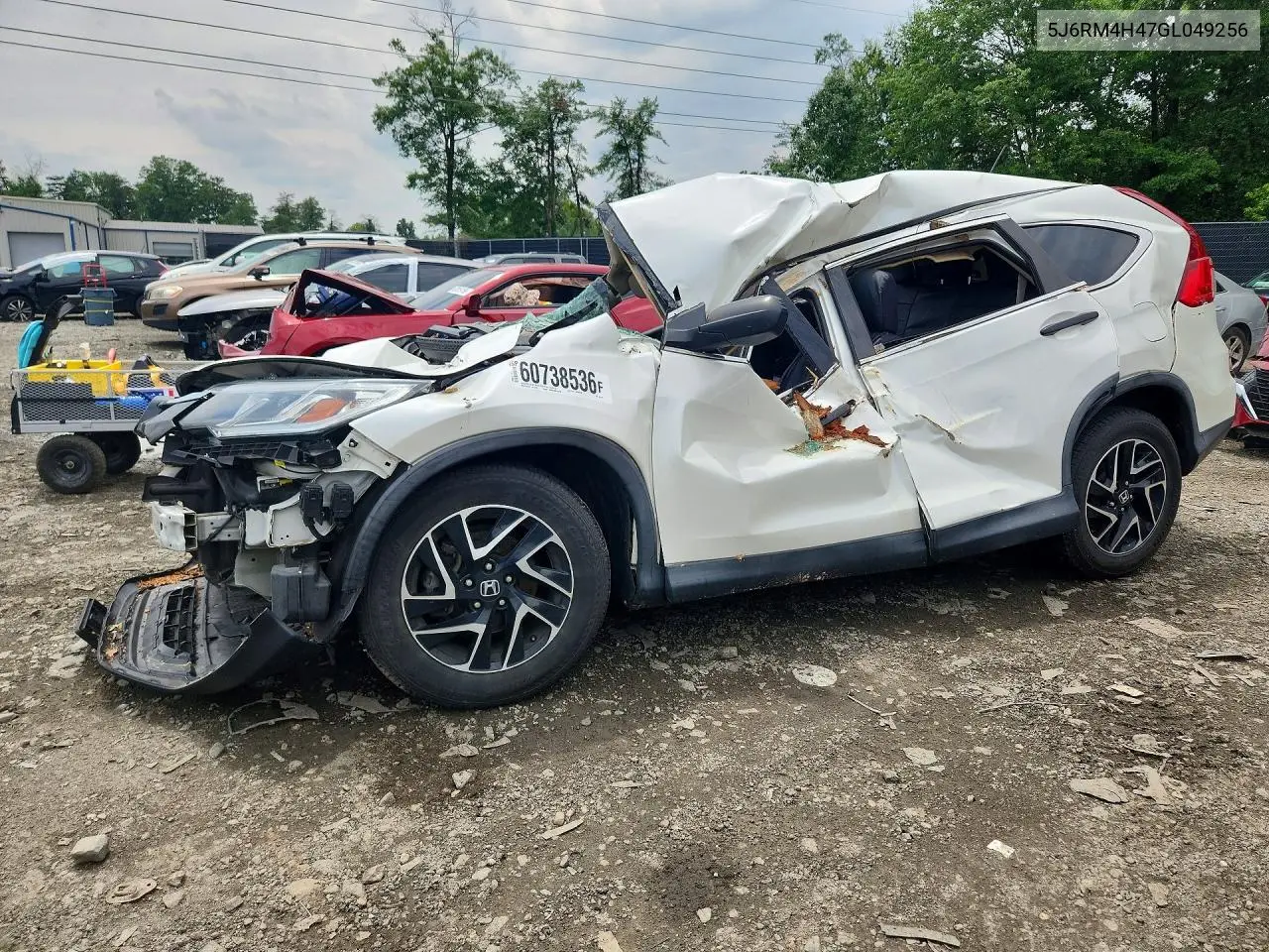 HONDA CR-V 2016, VIN 5J6RM4H47GL049256