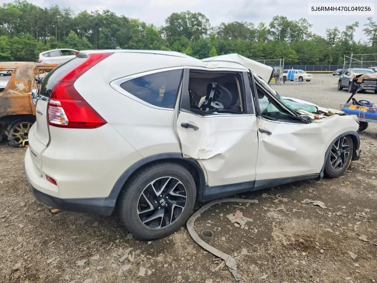 2016 HONDA CR-V VIN 5J6RM4H47GL049256 — фото 3