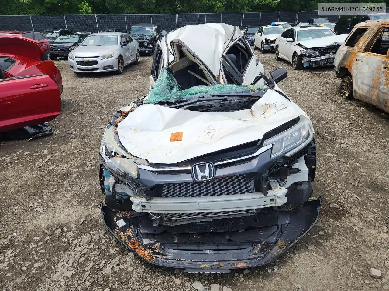 2016 HONDA CR-V VIN 5J6RM4H47GL049256 — фото 5