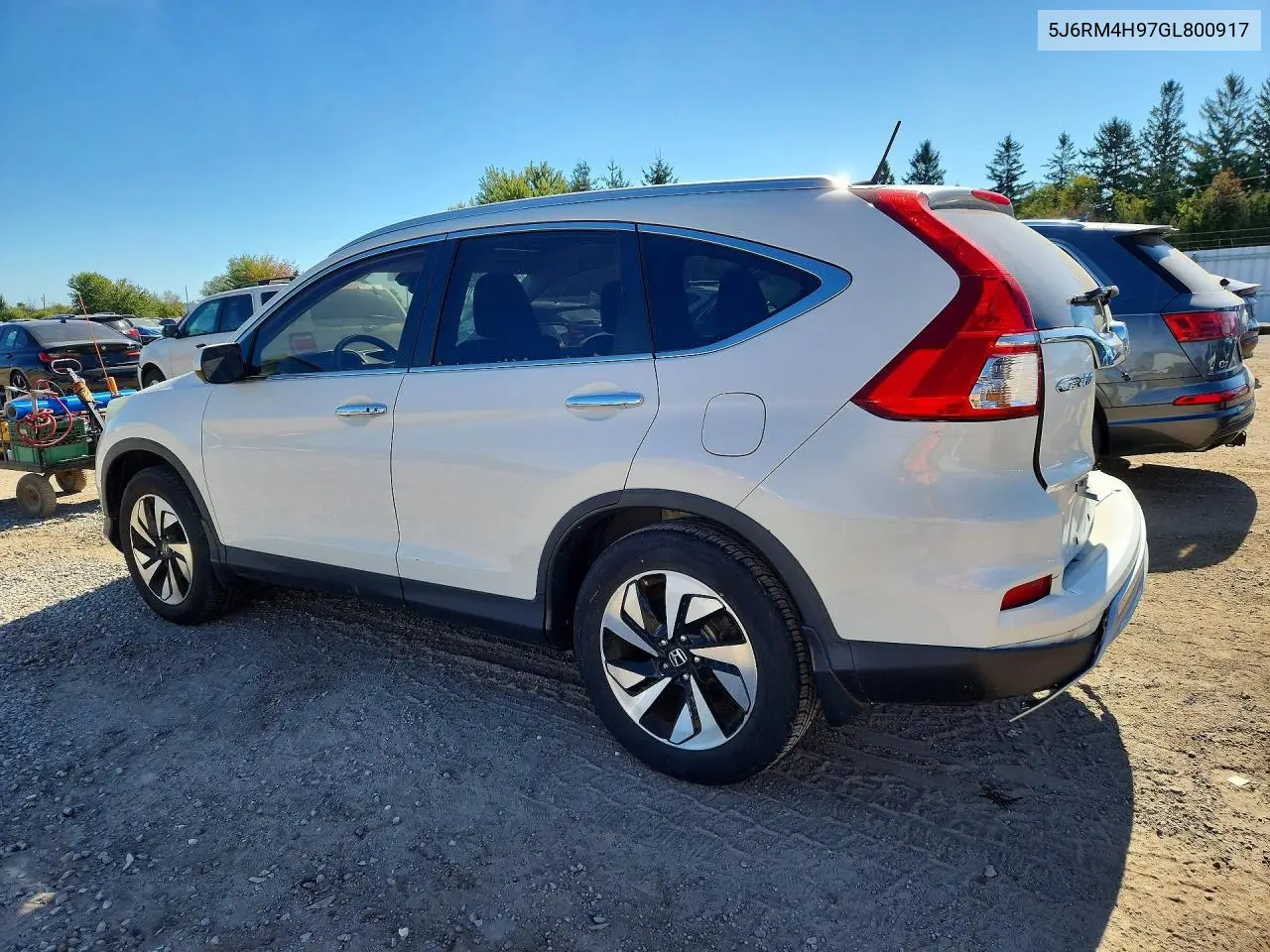 2016 HONDA CR-V VIN 5J6RM4H97GL800917 — фото 2