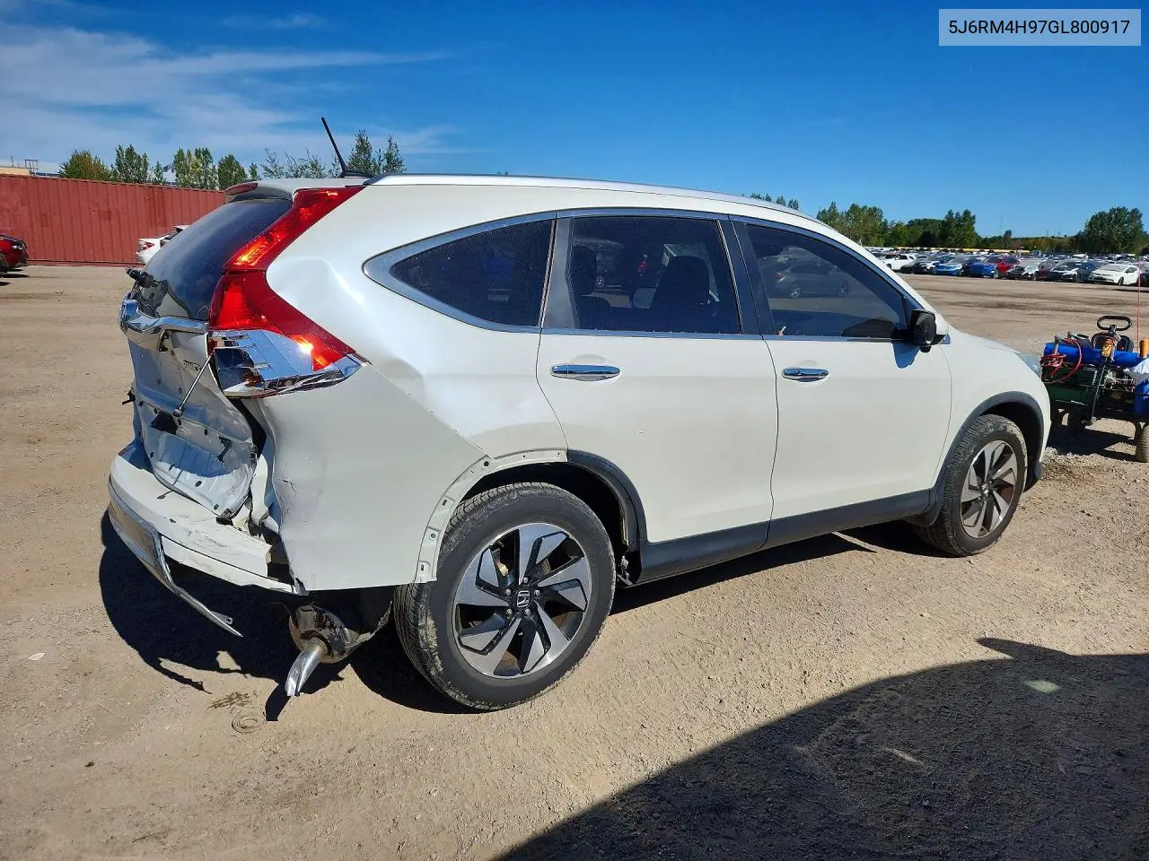 2016 HONDA CR-V VIN 5J6RM4H97GL800917 — фото 3