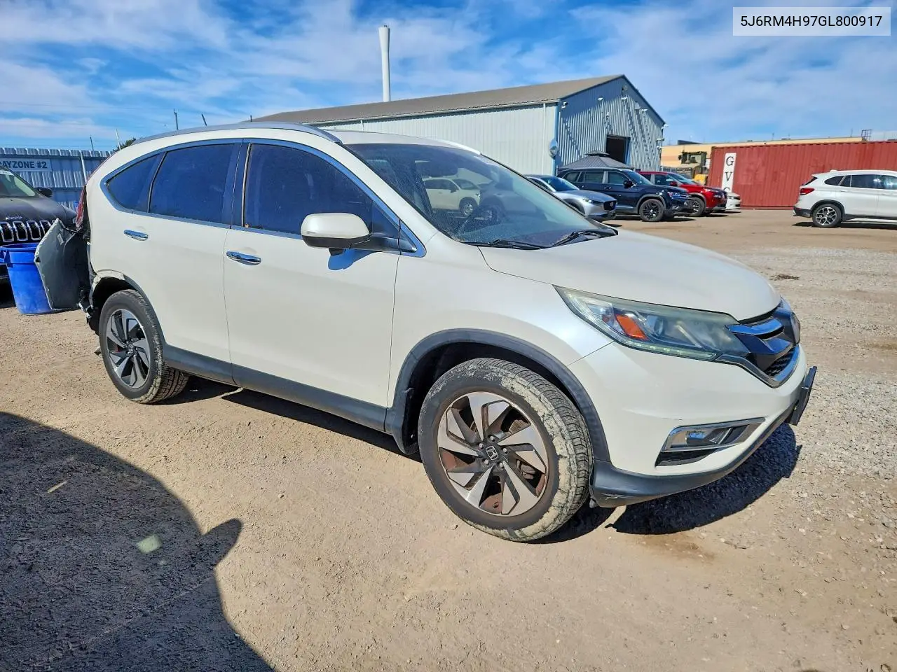 2016 HONDA CR-V VIN 5J6RM4H97GL800917 — фото 4