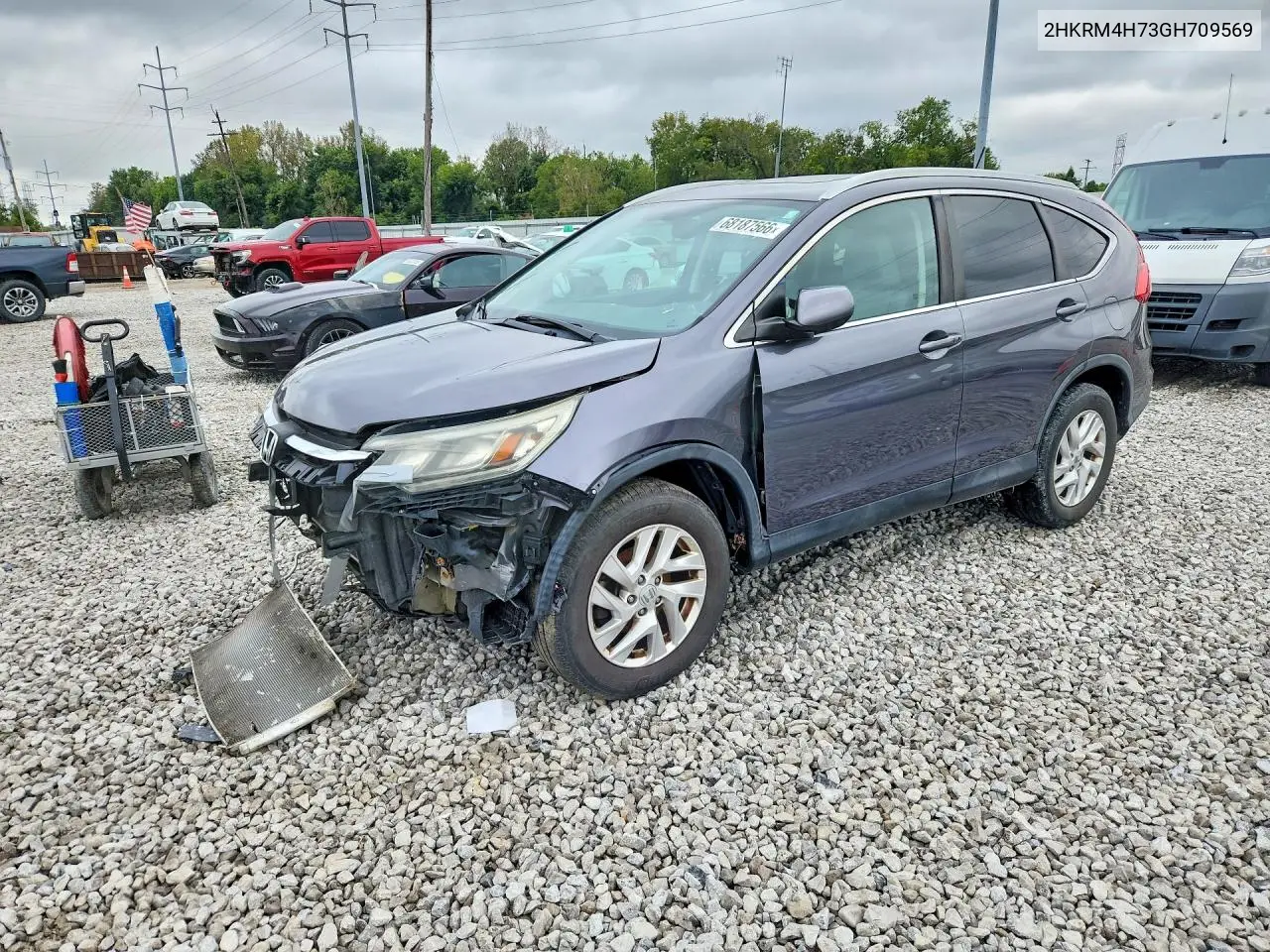 HONDA CR-V 2016, VIN 2HKRM4H73GH709569