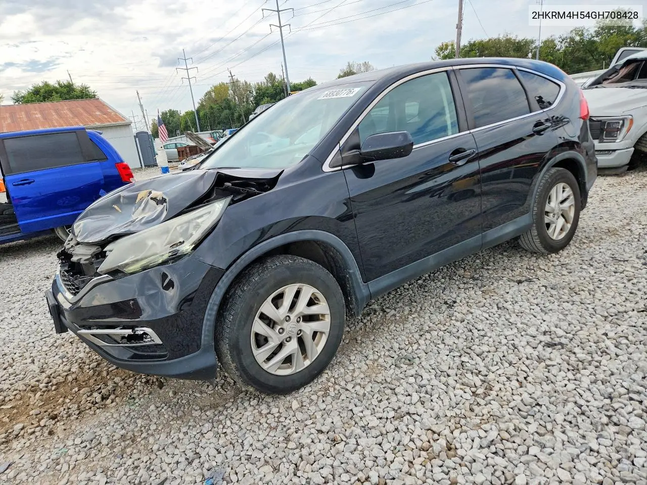 HONDA CR-V 2016, VIN 2HKRM4H54GH708428