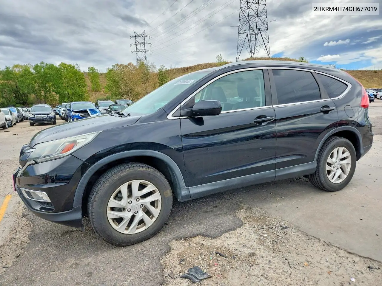 HONDA CR-V 2016, VIN 2HKRM4H74GH677019