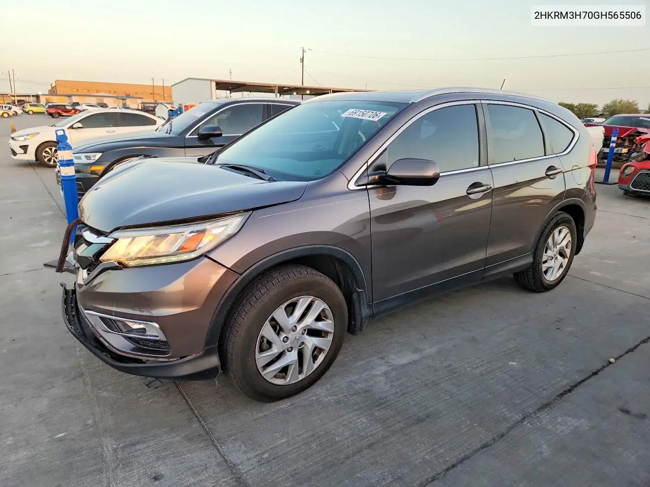 HONDA CR-V 2016, VIN 2HKRM3H70GH565506