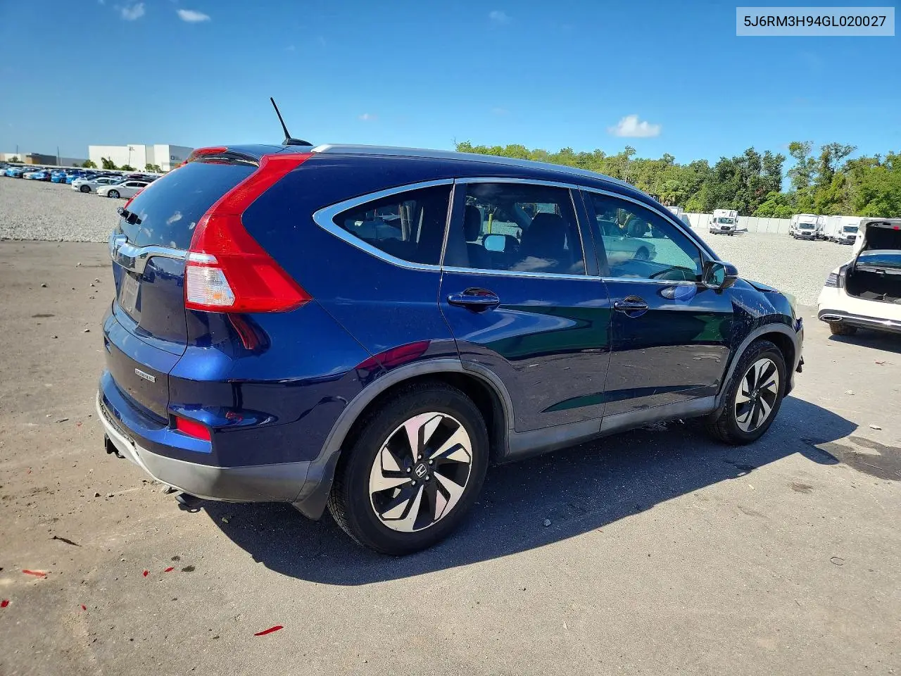 2016 HONDA CR-V VIN 5J6RM3H94GL020027 — фото 3