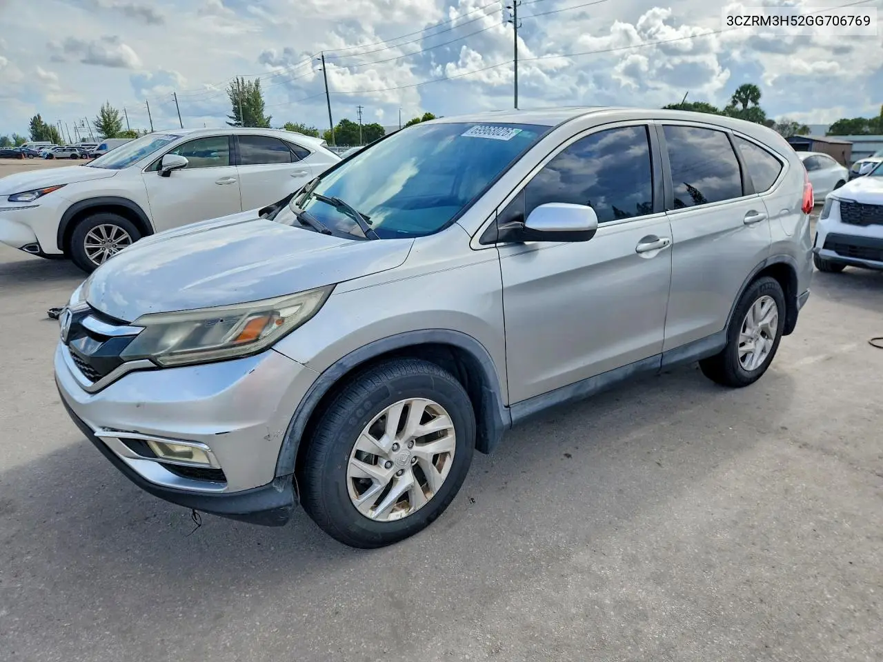 HONDA CR-V 2016, VIN 3CZRM3H52GG706769