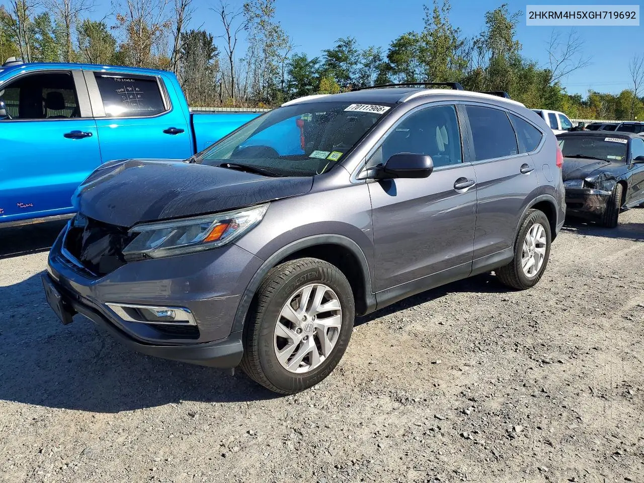 HONDA CR-V 2016, VIN 2HKRM4H5XGH719692