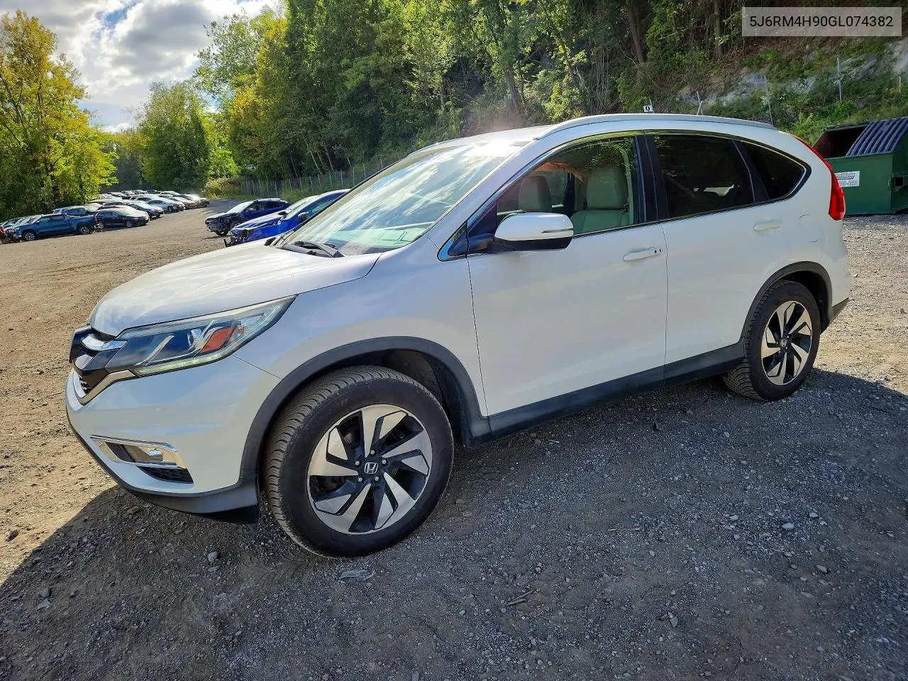 HONDA CR-V 2016, VIN 5J6RM4H90GL074382