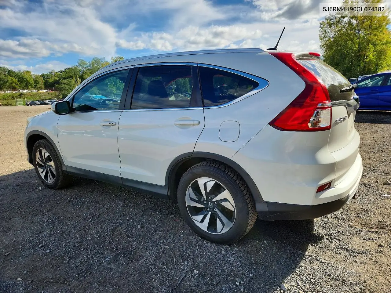 2016 HONDA CR-V VIN 5J6RM4H90GL074382 — фото 2