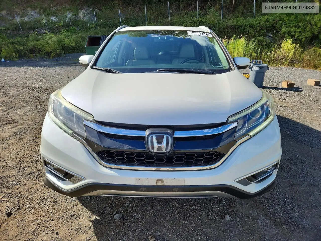 2016 HONDA CR-V VIN 5J6RM4H90GL074382 — фото 5