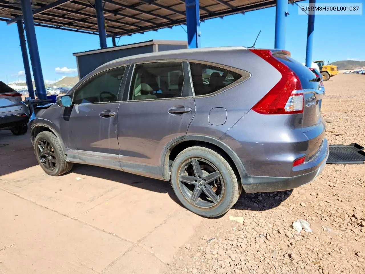 2016 HONDA CR-V VIN 5J6RM3H90GL001037 — фото 2