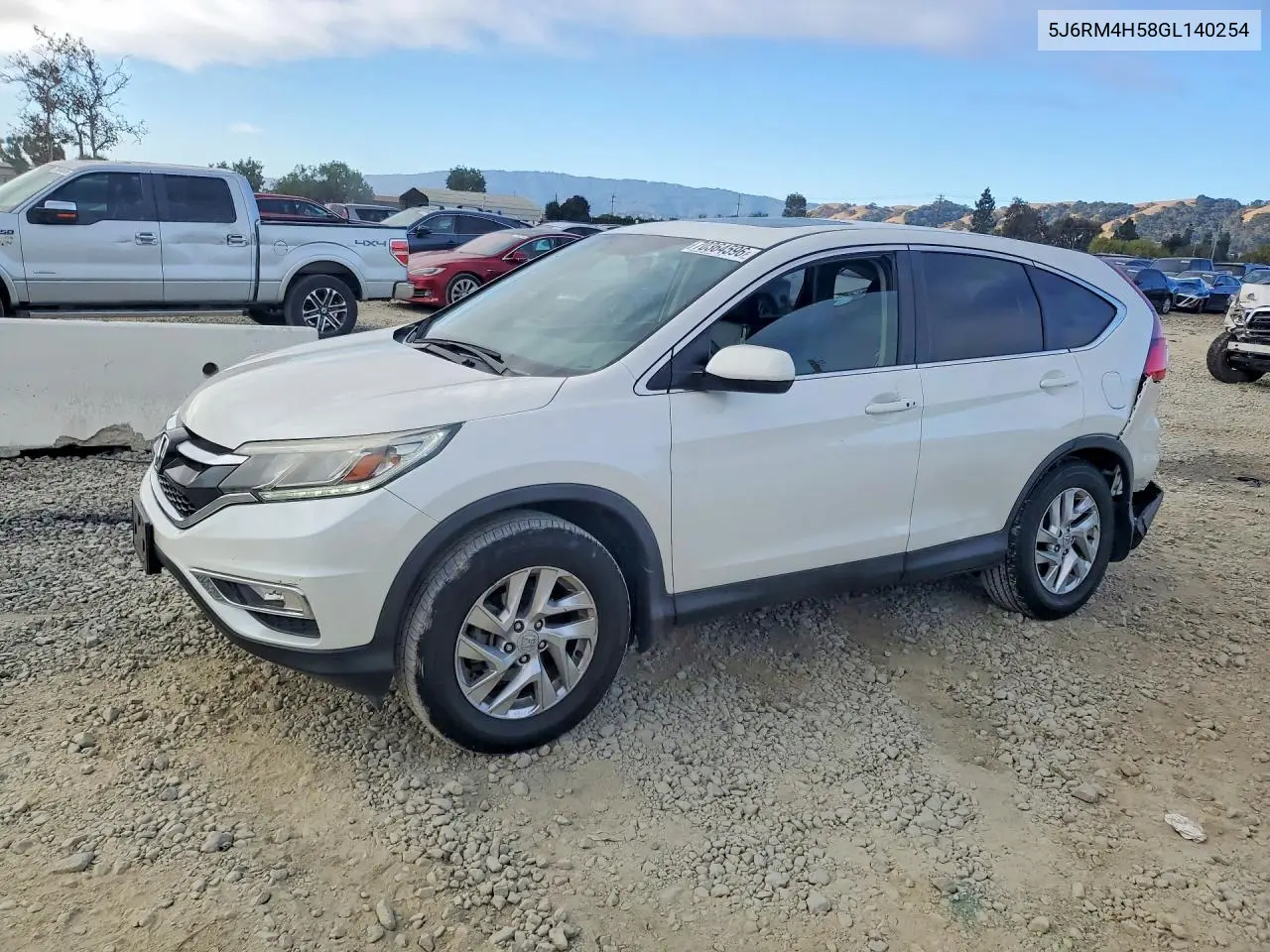 HONDA CR-V 2016, VIN 5J6RM4H58GL140254