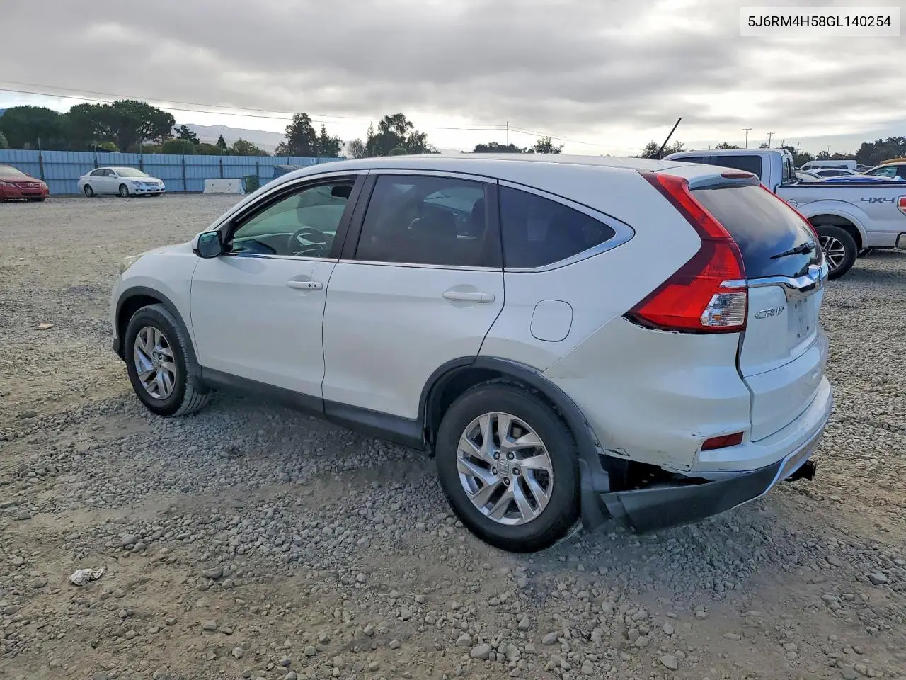 2016 HONDA CR-V VIN 5J6RM4H58GL140254 — фото 2