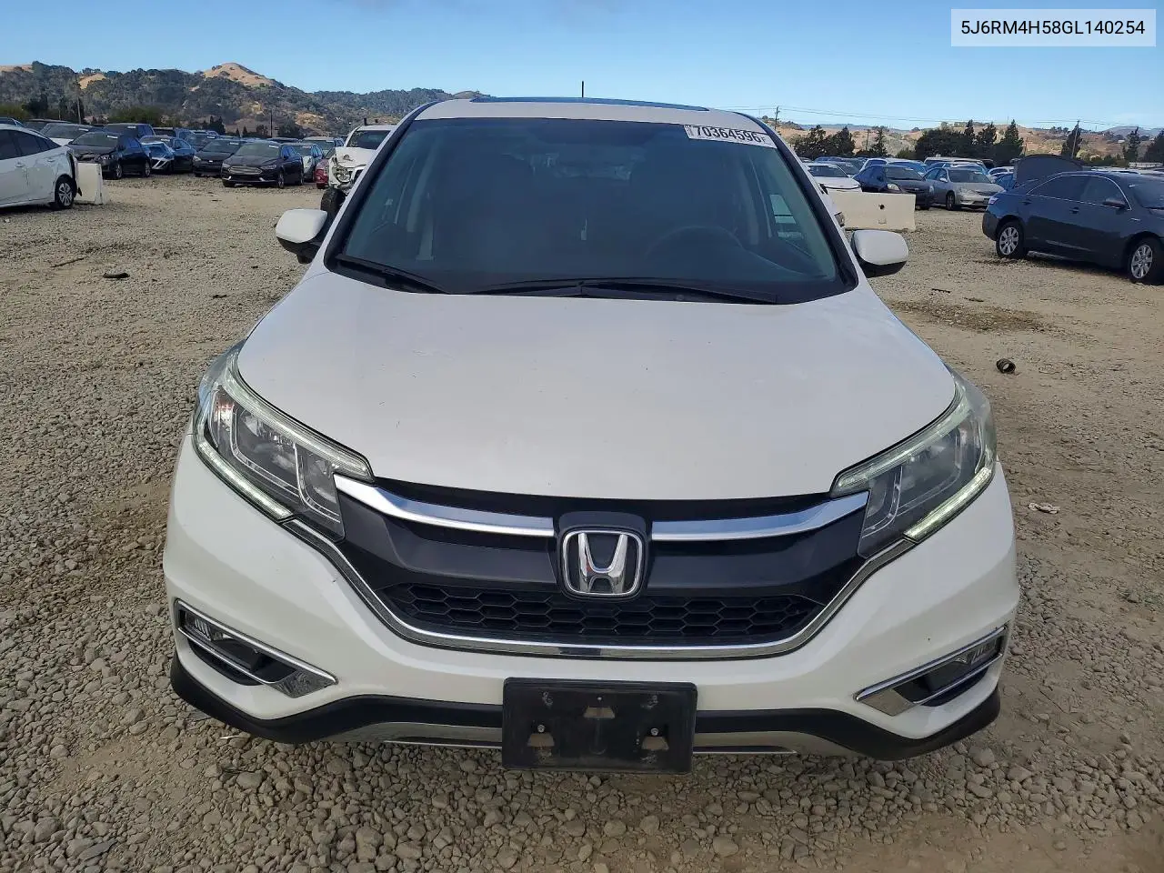 2016 HONDA CR-V VIN 5J6RM4H58GL140254 — фото 5